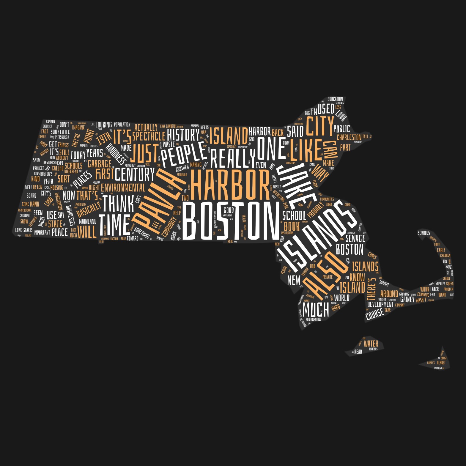 Boston, Pavla, Islands