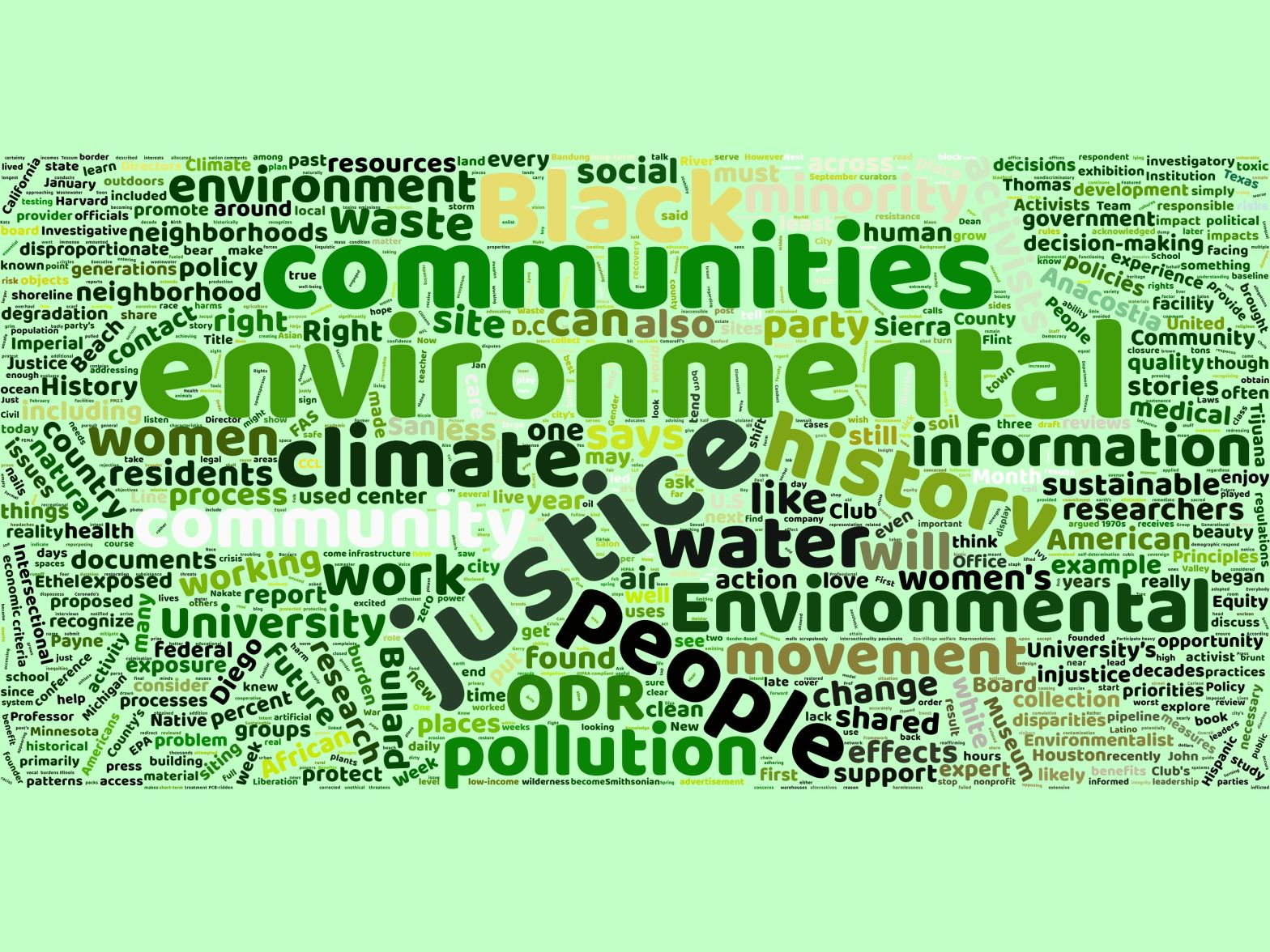 environmental justice communities